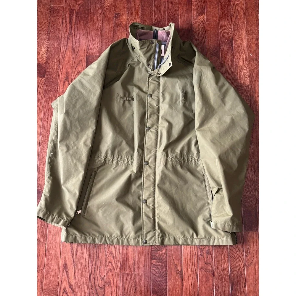 Vintage The North Face‎ Gore-Tex Mountain Jacket Olive Green Made in USA Mens XL